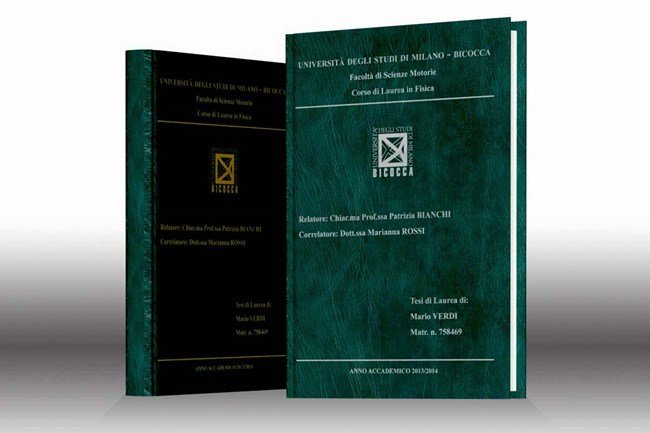 Copertina Similpelle Bic Verde