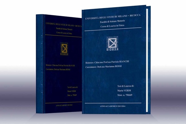 Copertina Similpelle Bic Blu